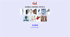 Desktop Screenshot of kobraimport.com